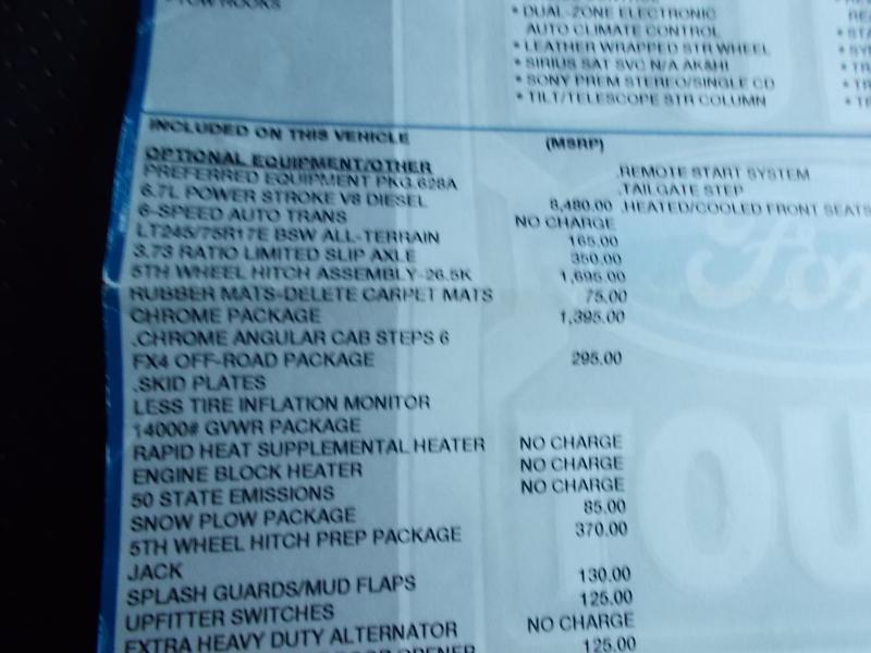 Ford Super Duty F-350 DRW 4WD Crew Cab 172" Lariat 2016