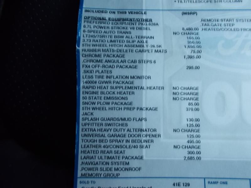 Ford Super Duty F-350 DRW 4WD Crew Cab 172" Lariat 2016