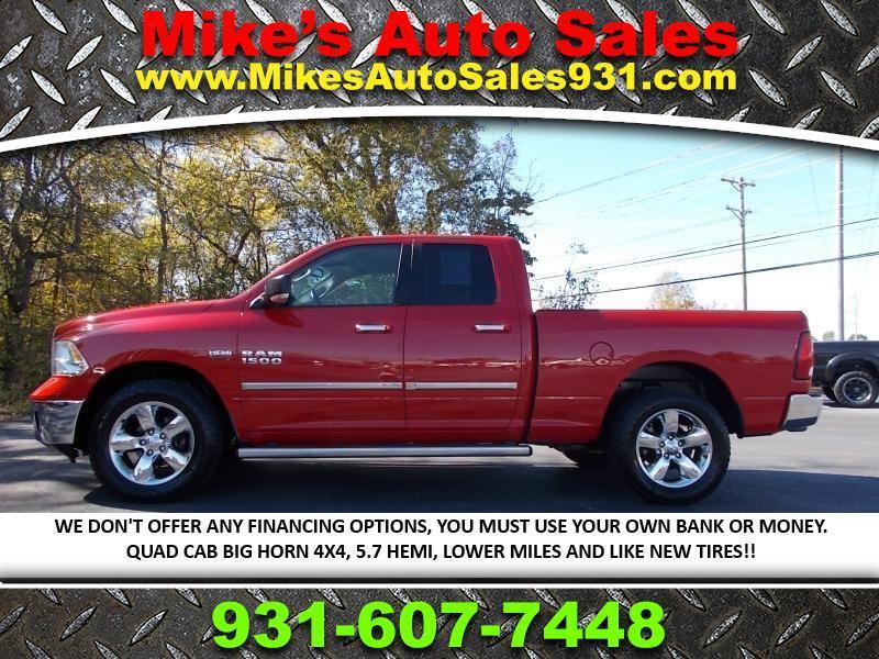 RAM 1500 4WD Quad Cab 140.5" Big Horn 2013