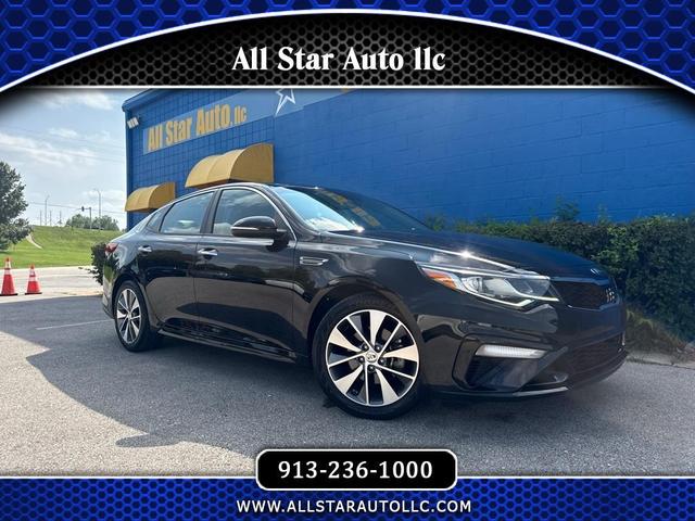 Black 2019 Kia Optima Sedan Front-Wheel Drive Automatic