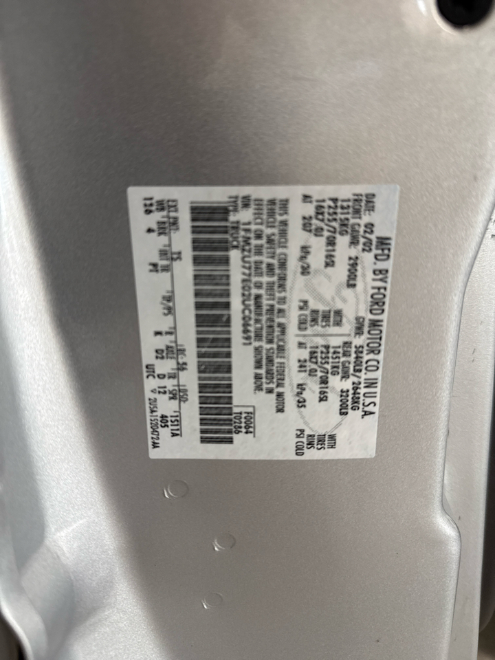 Ford Explorer Sport Trac XLT 4WD 2002