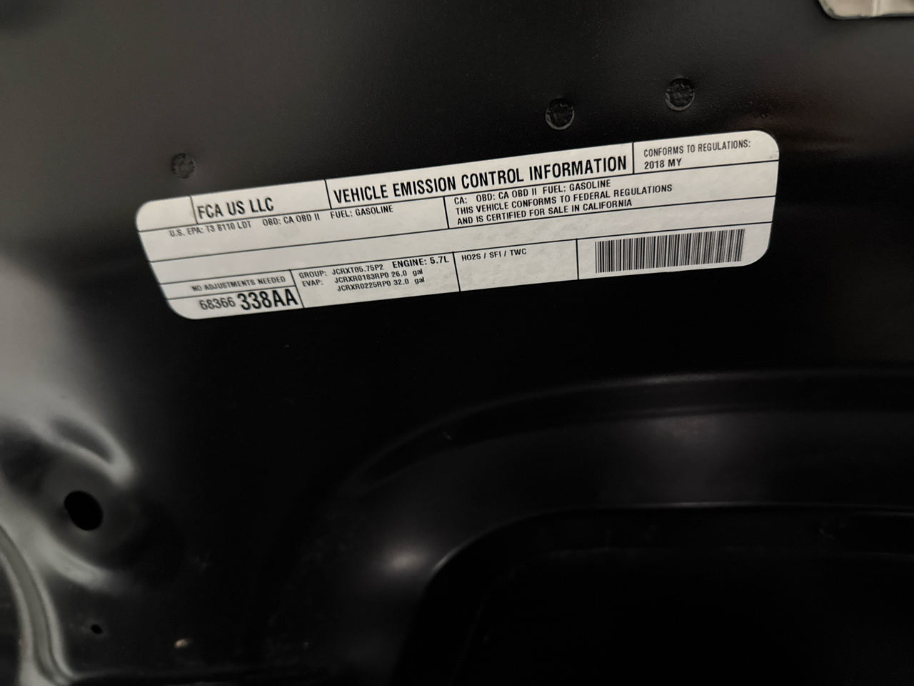 RAM 1500 Big Horn Crew Cab 4WD 2018