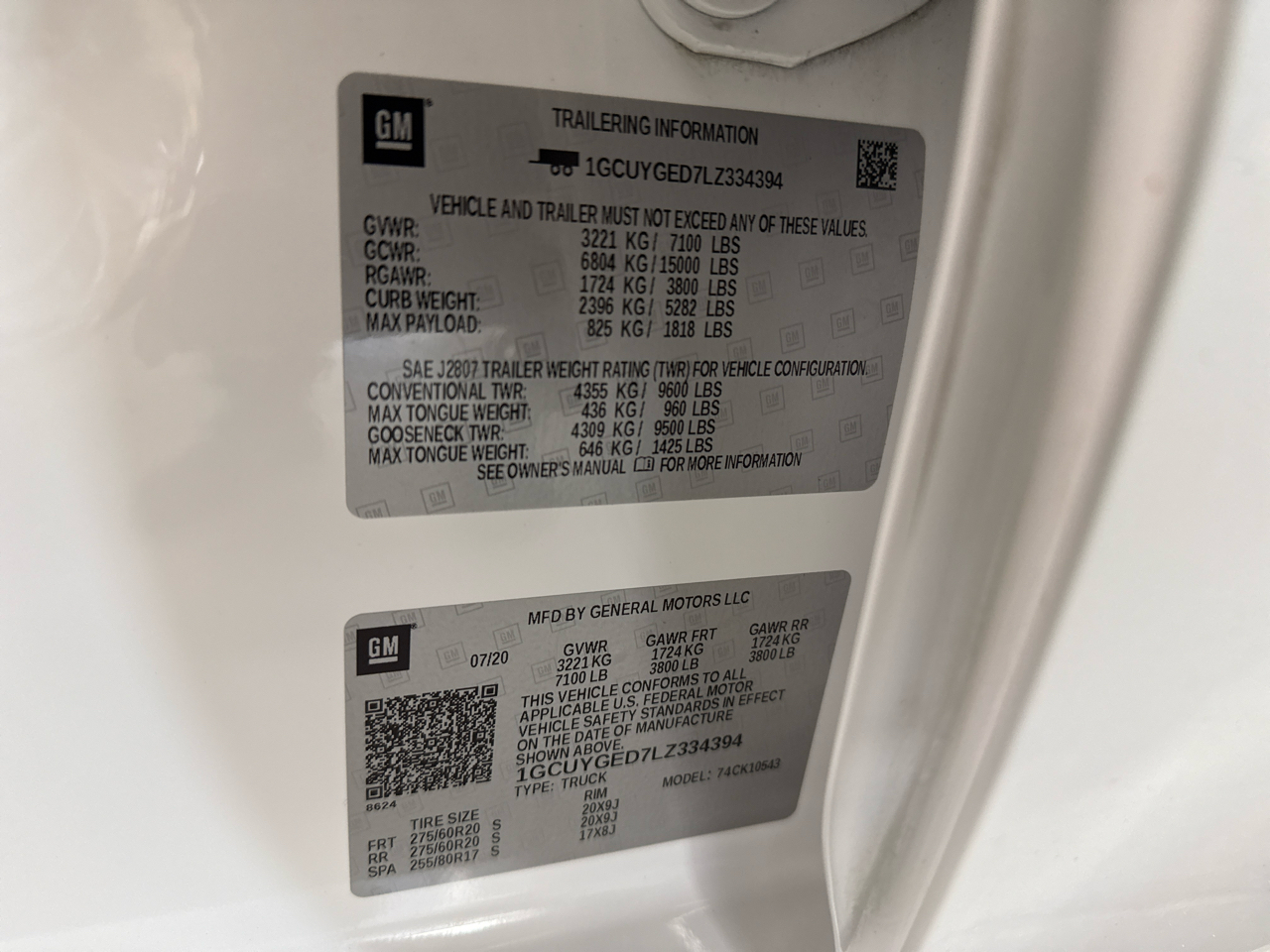 Chevrolet Silverado 1500 LTZ Crew Cab 4WD 2020