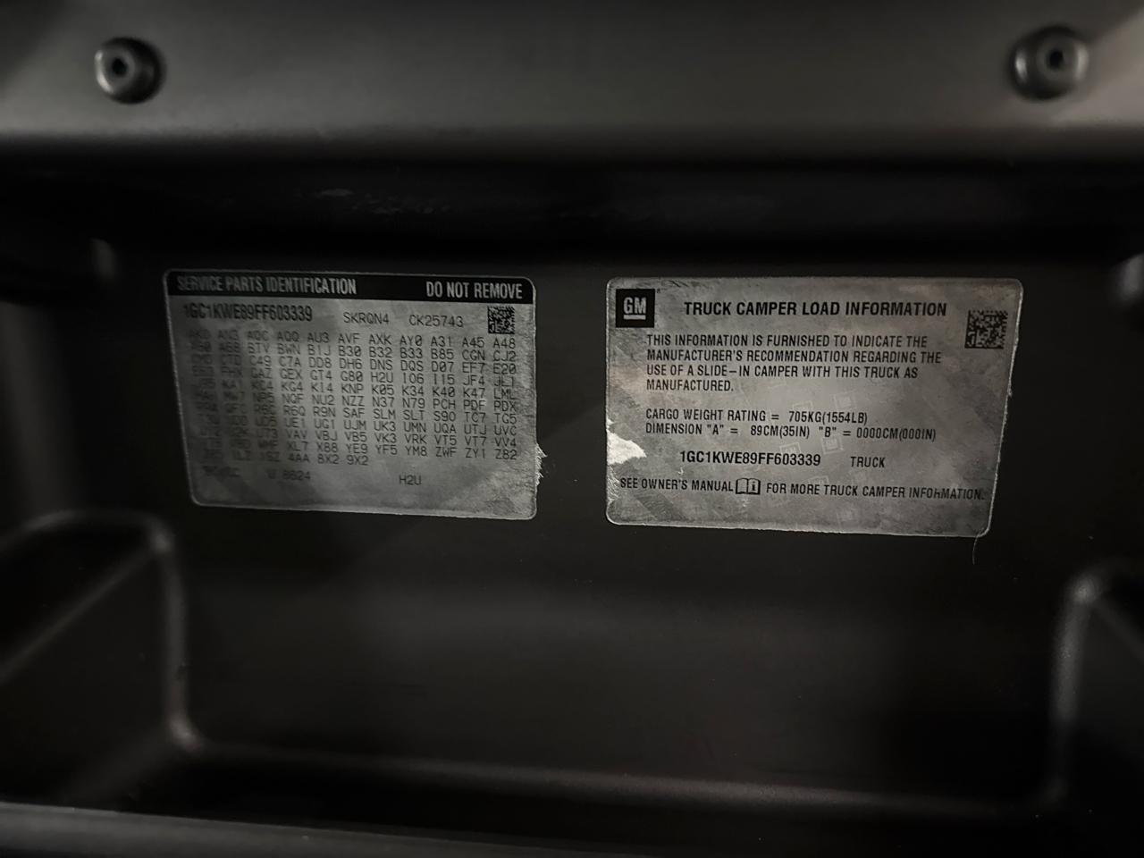 Chevrolet Silverado 2500HD LTZ Crew Cab Long Box 4WD 2015