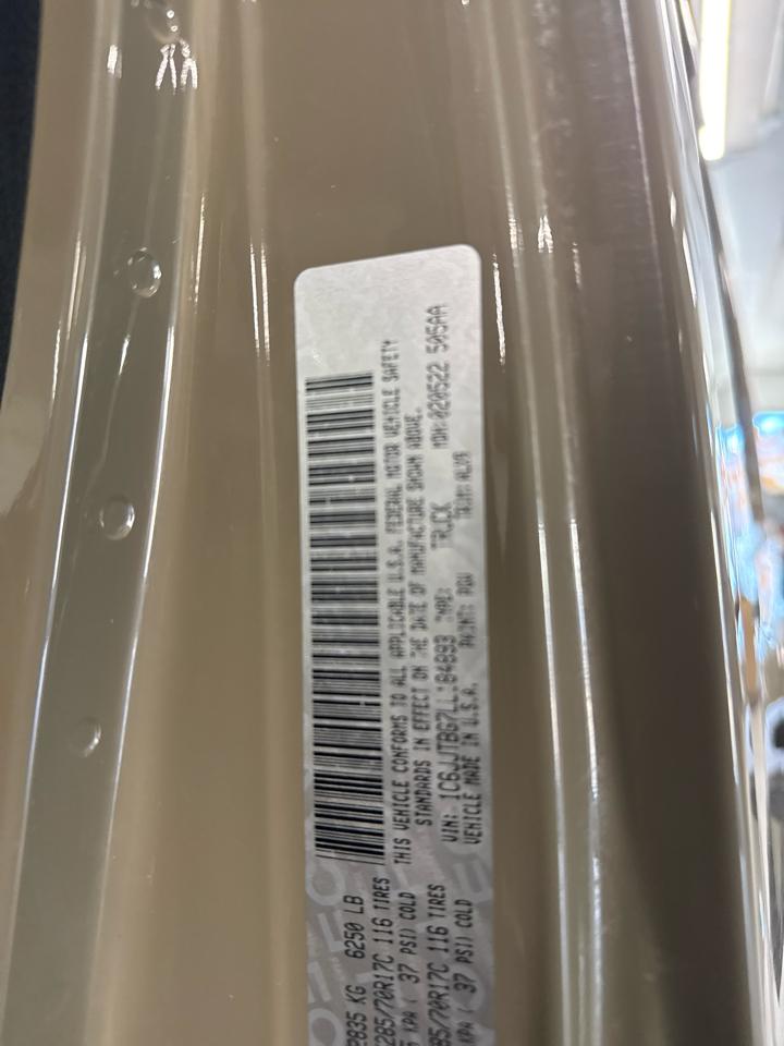 Jeep Gladiator Rubicon 2020