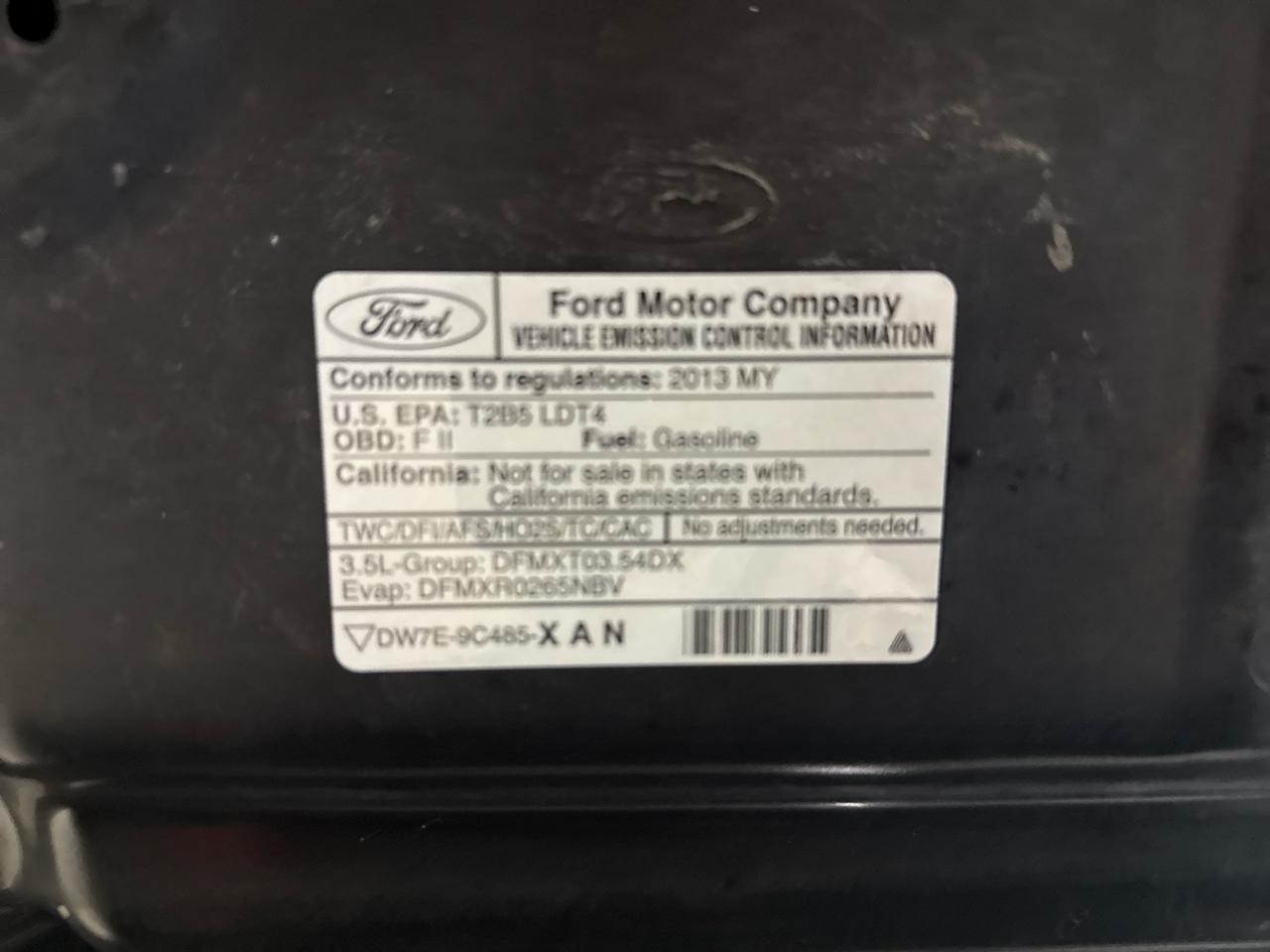 Ford F-150 Lariat SuperCrew 4WD 2013