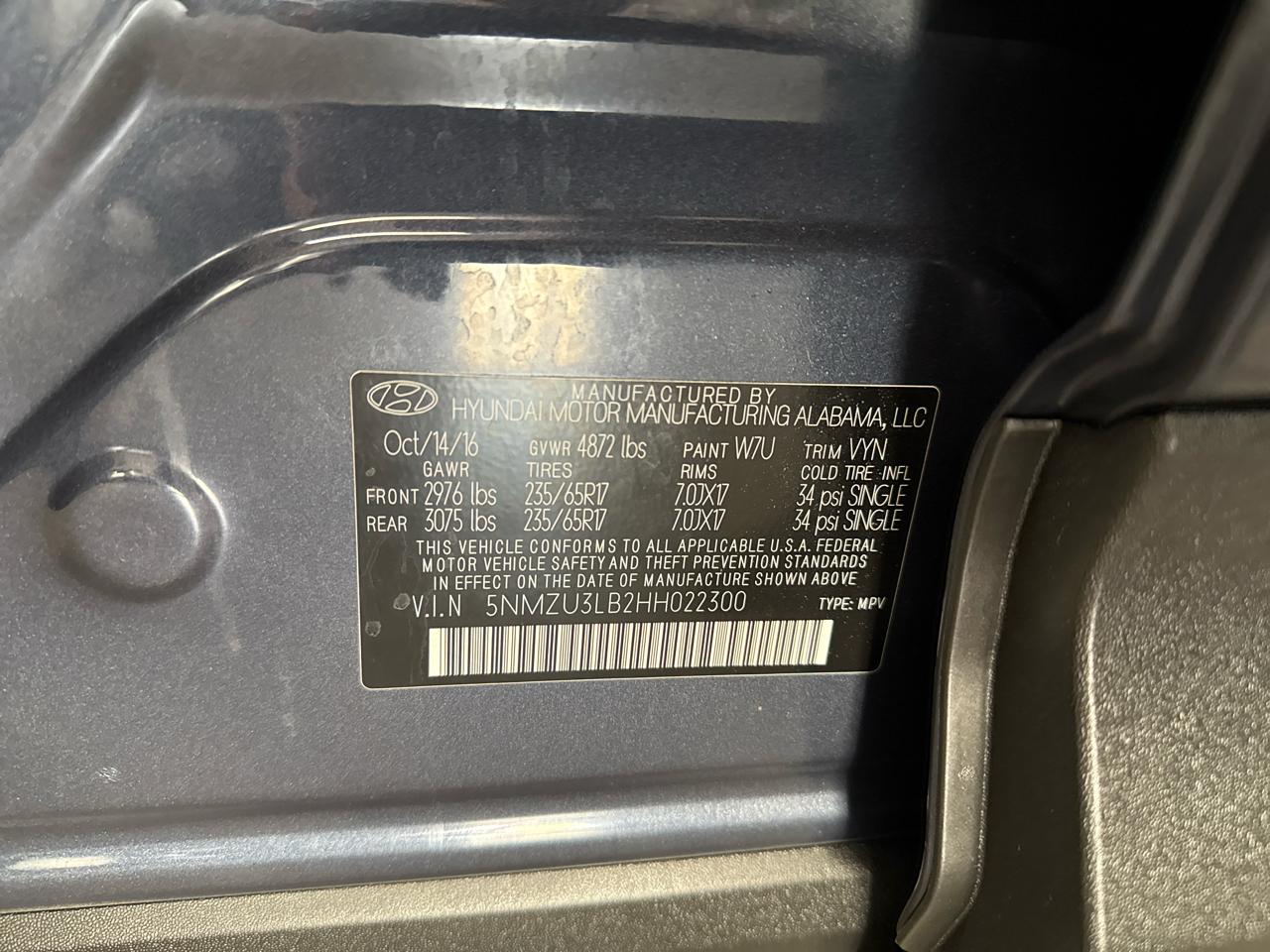 Hyundai Santa Fe Sport 2.4 FWD 2017