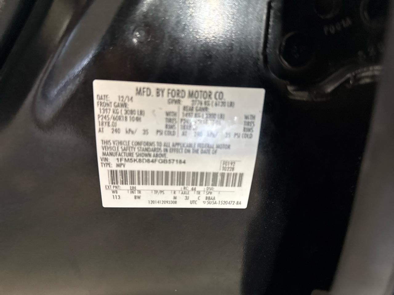 Ford Explorer XLT 4WD 2015
