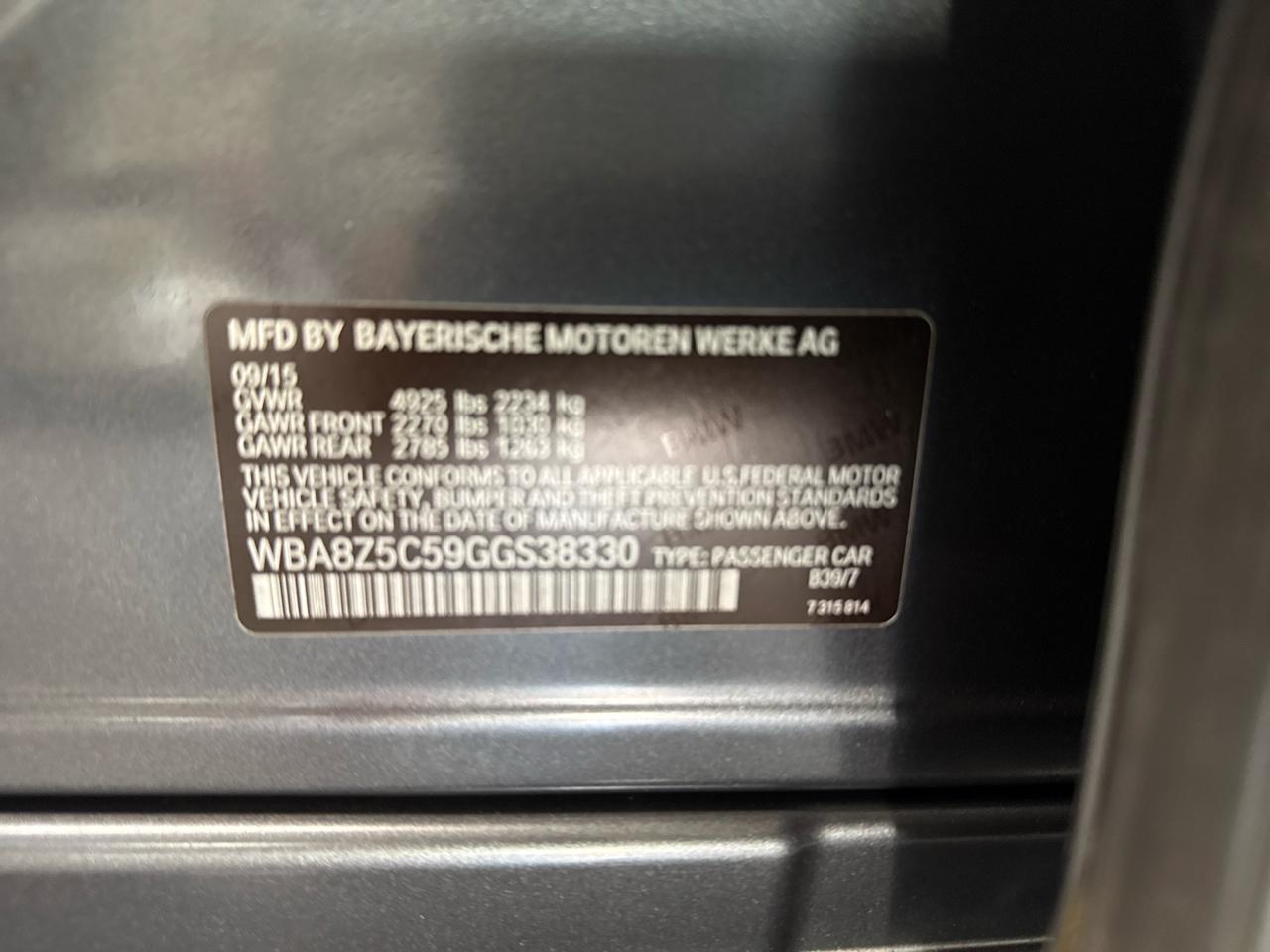 BMW 3-Series Gran Turismo 328i xDrive 2016
