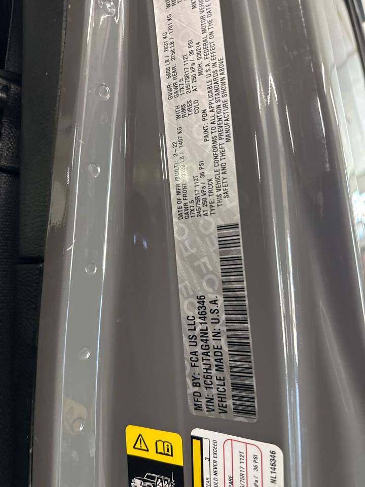 Jeep Gladiator Sport S 4x4 2022