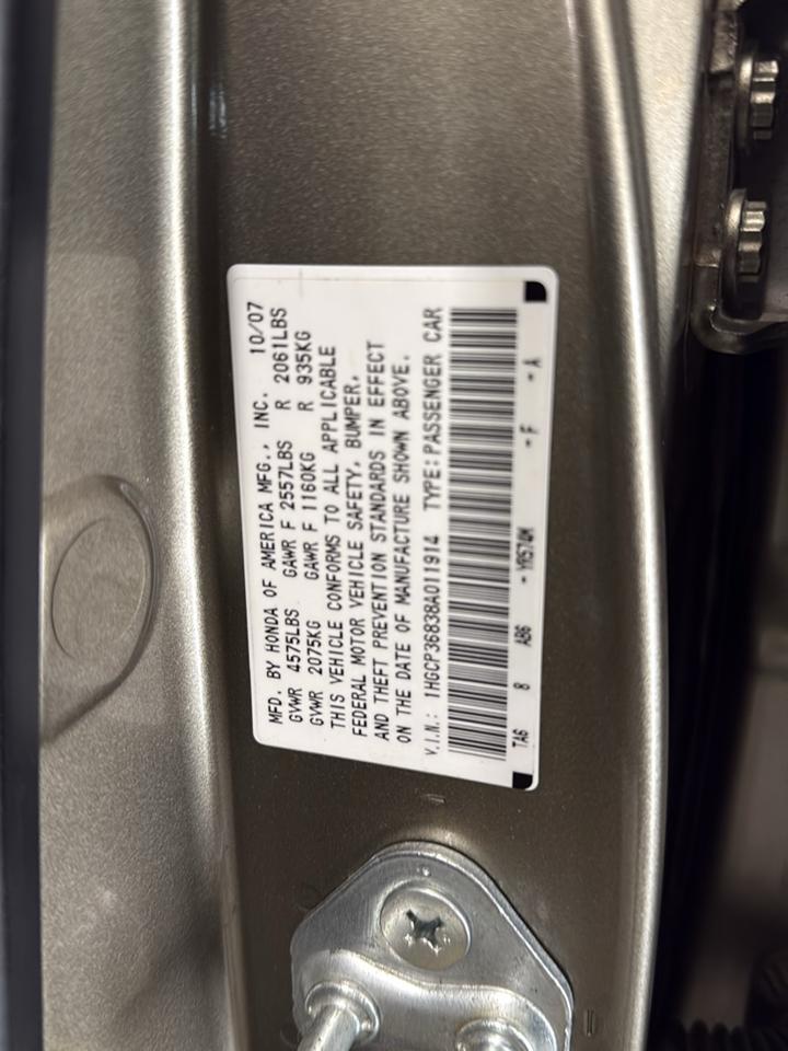 Honda Accord EX-L V-6 2008