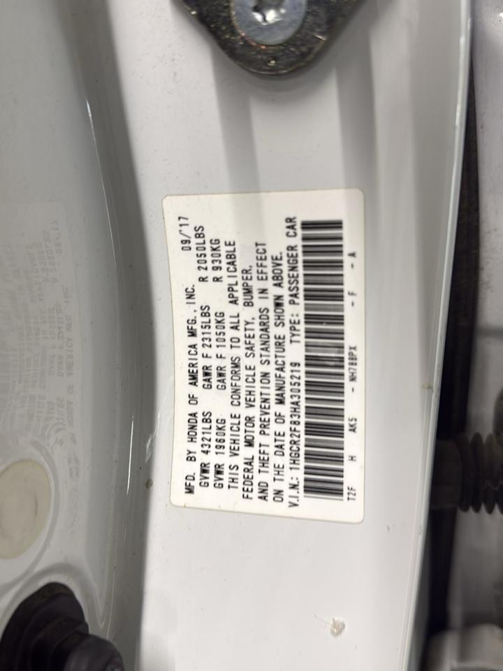 Honda Accord EX-L 2017