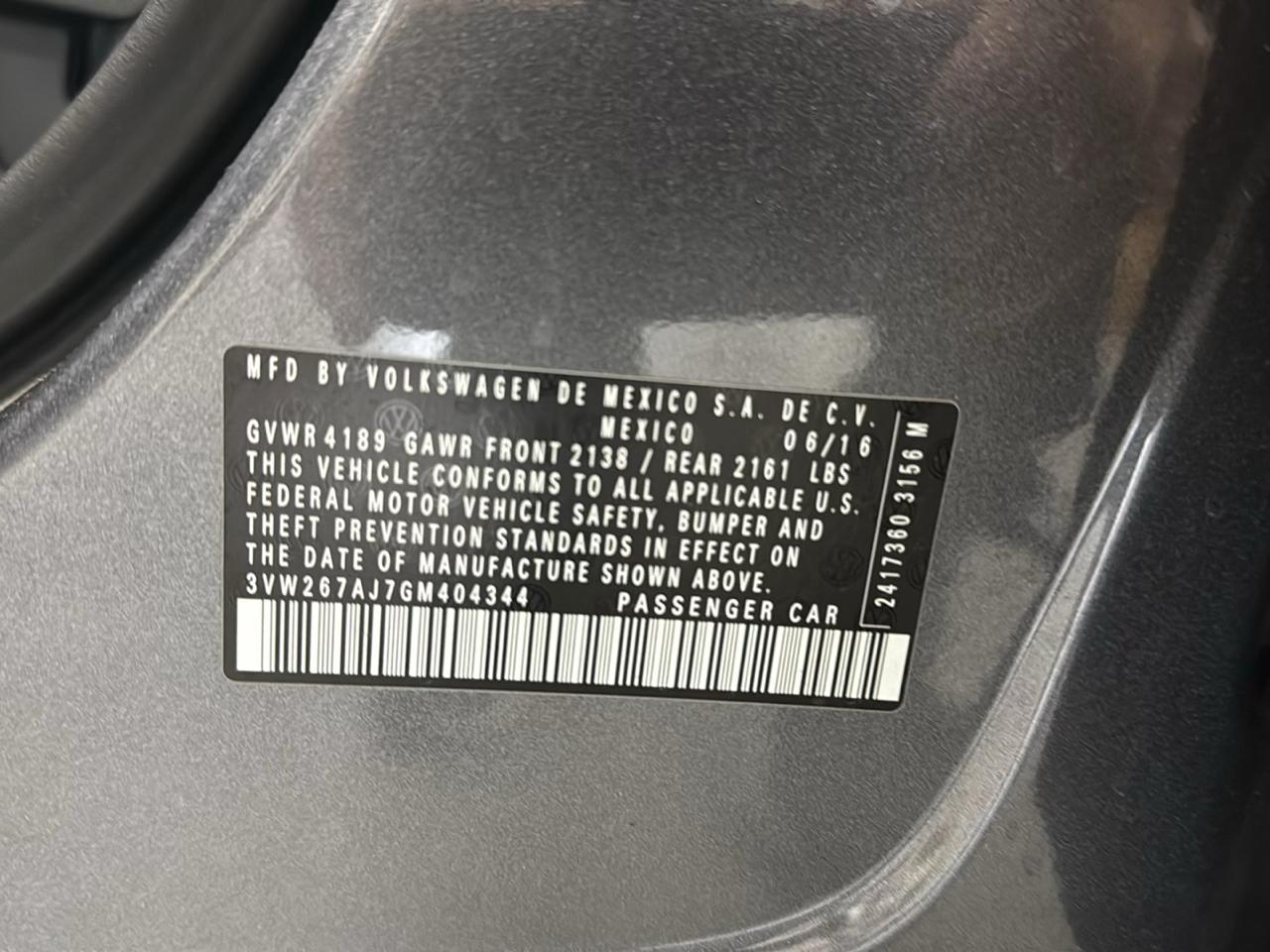 Volkswagen Jetta  2016