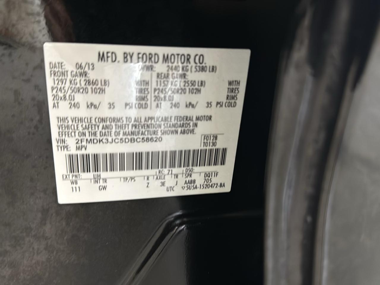 Ford Edge SEL FWD 2013