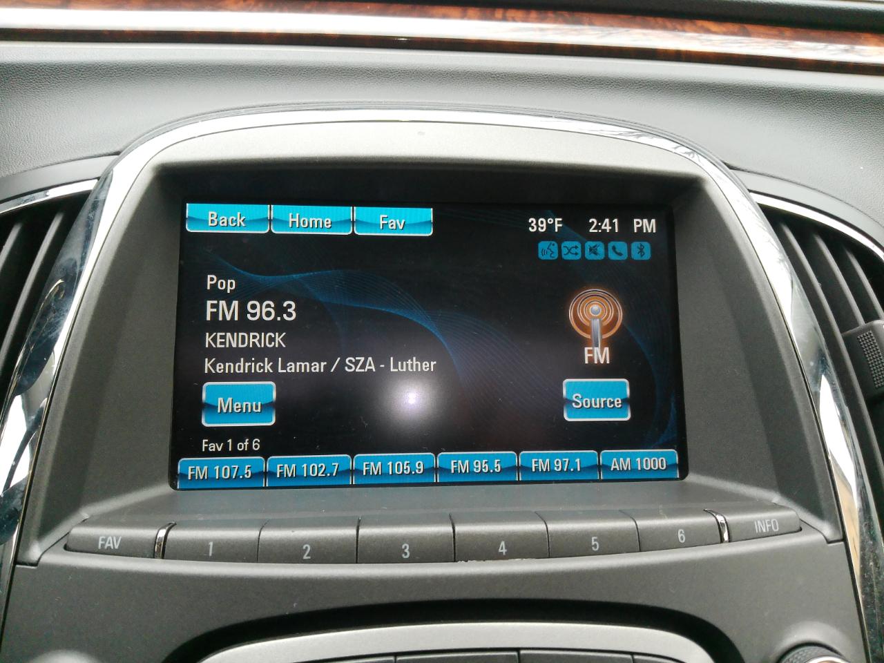 Buick LaCrosse Leather Package 2013