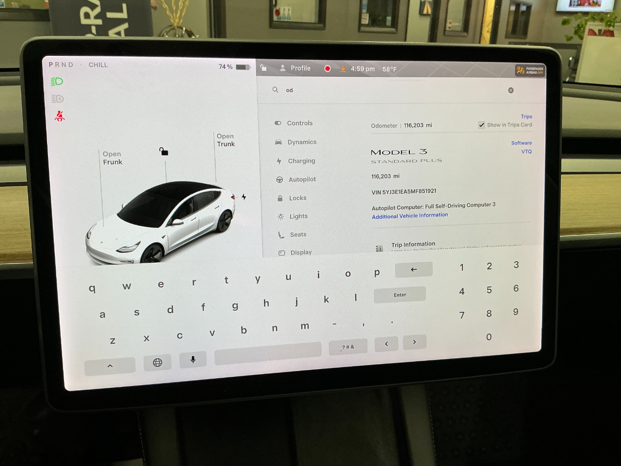 Tesla Model 3 Standard Range Plus RWD 2021