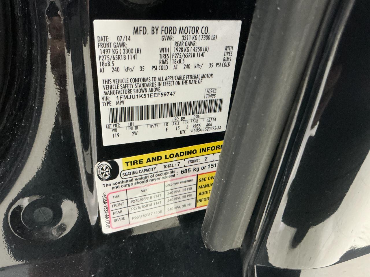 Ford Expedition 2WD 4dr Limited 2014