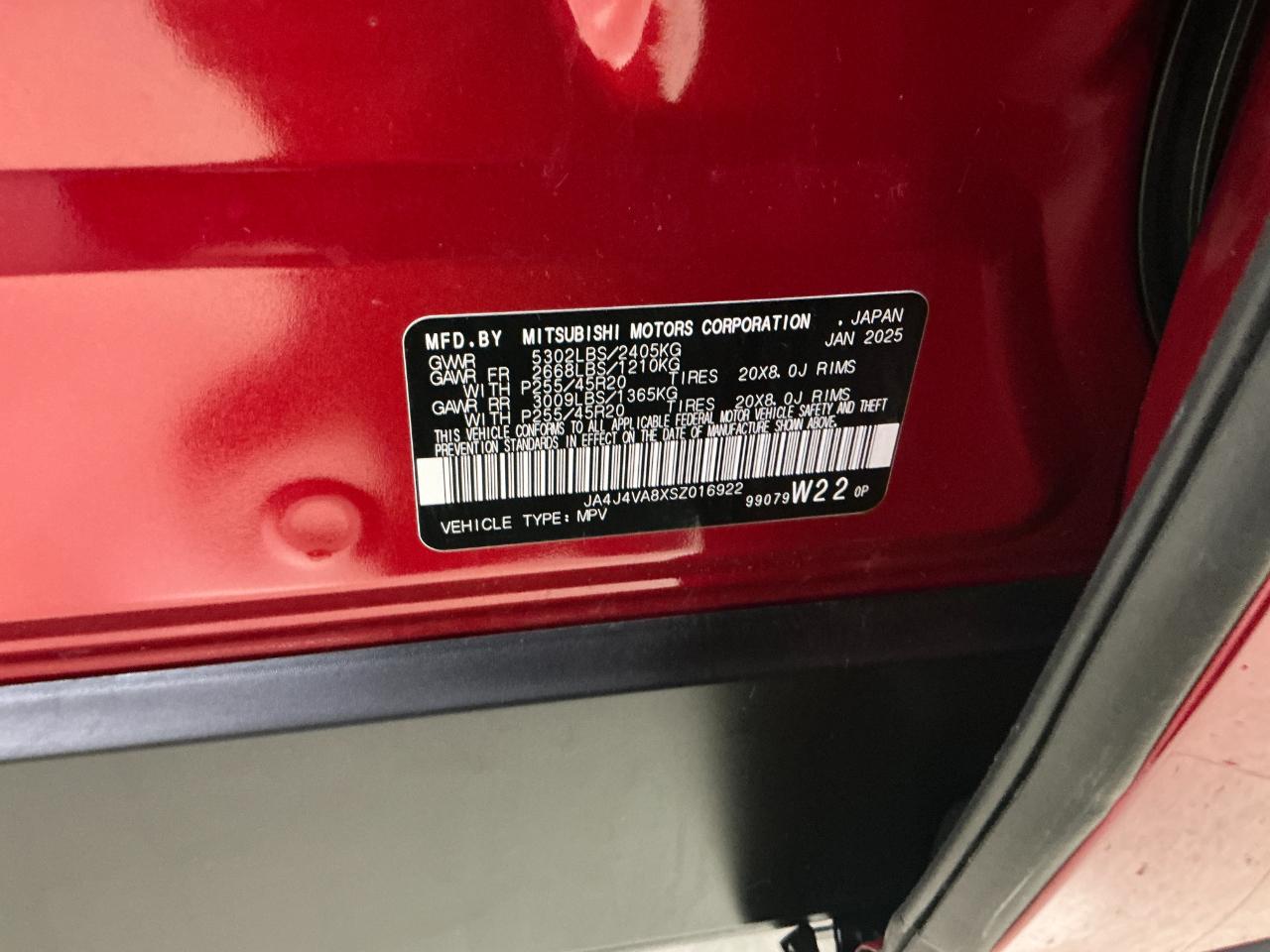 Mitsubishi Outlander SE AWD 2025