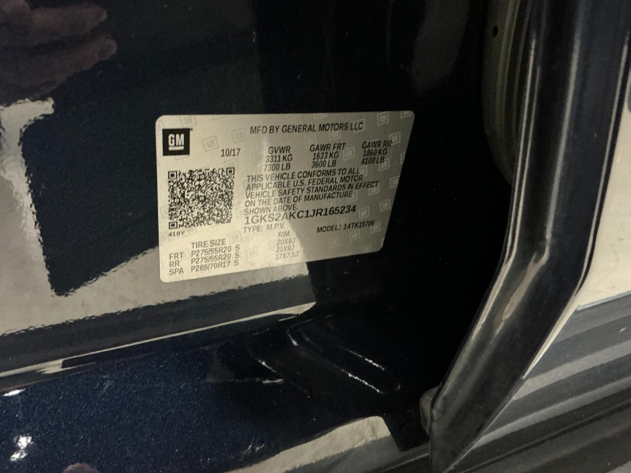 GMC Yukon 4WD 4dr SLE 2018