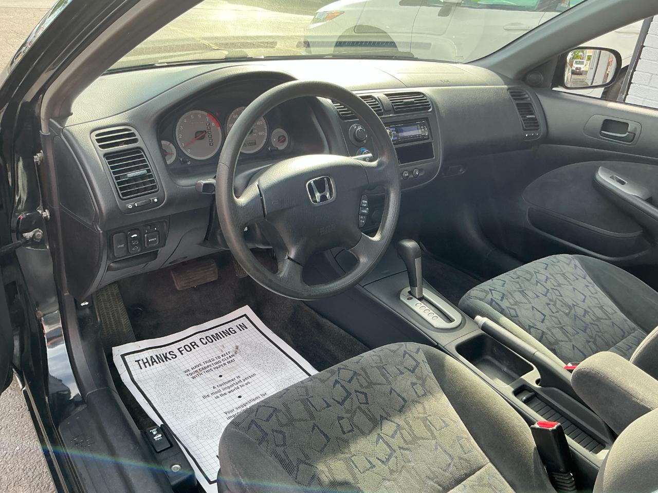 Honda Civic 2dr Cpe EX Auto 2002