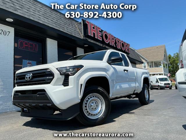 White 2024 Toyota Tacoma Pickup Truck 4X2 Automatic