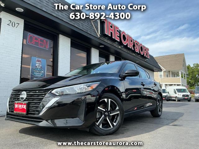 Black 2025 Nissan Sentra Sedan Front-Wheel Drive Automatic