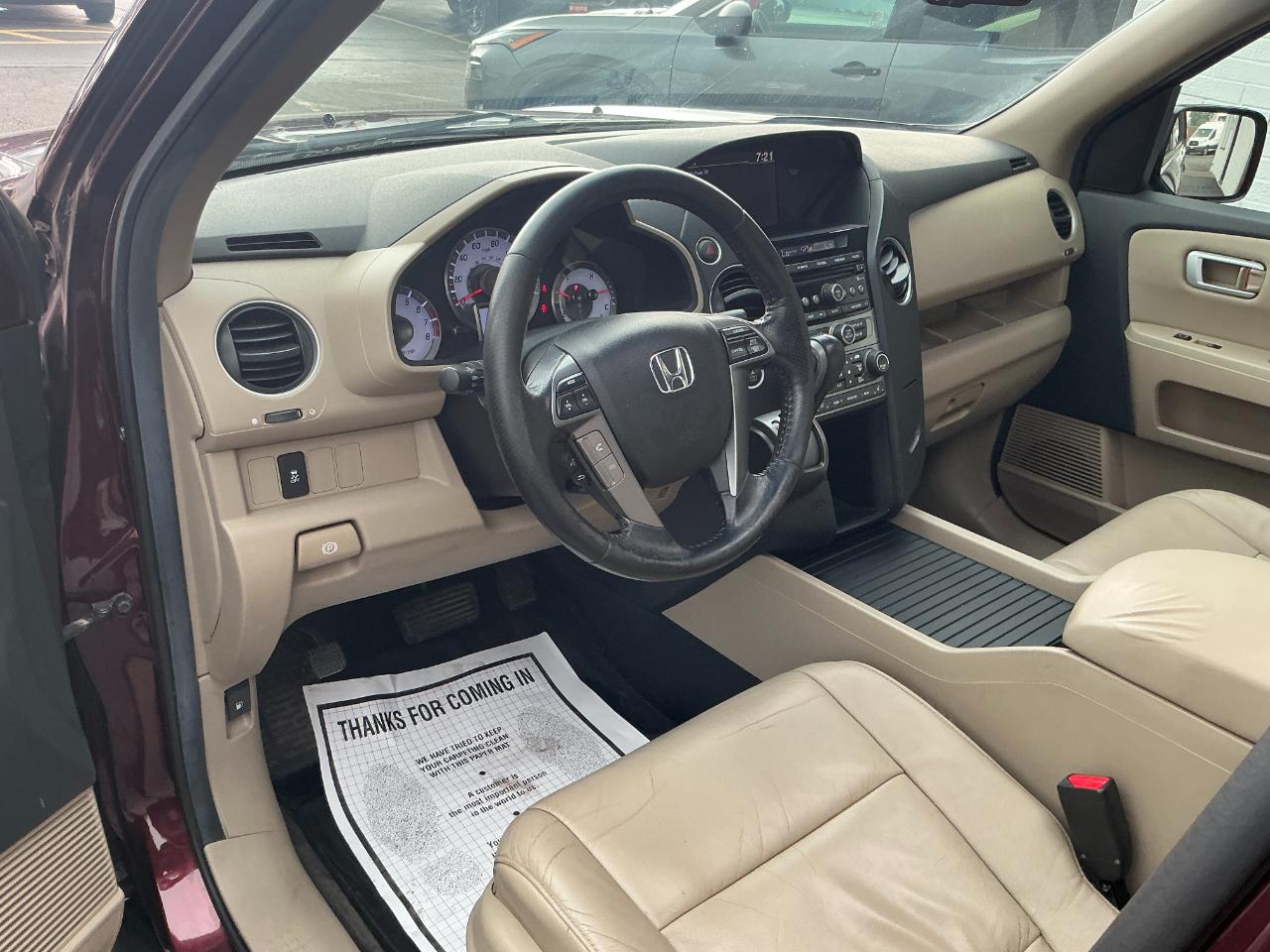 Honda Pilot 4WD 4dr EX-L 2012
