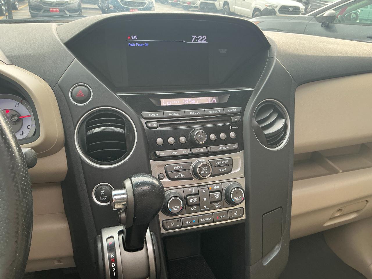 Honda Pilot 4WD 4dr EX-L 2012