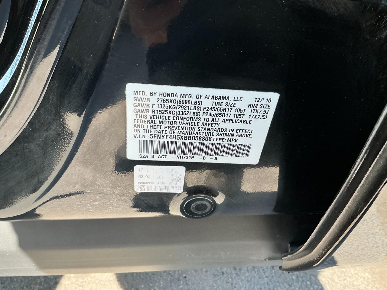 Honda Pilot 4WD 4dr EX-L 2011