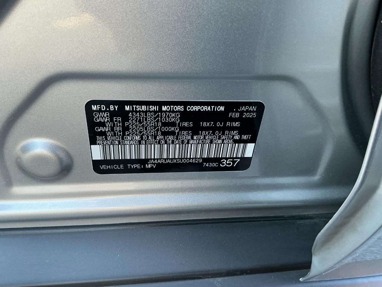 Mitsubishi Outlander Sport SE 2.0 AWC 2025