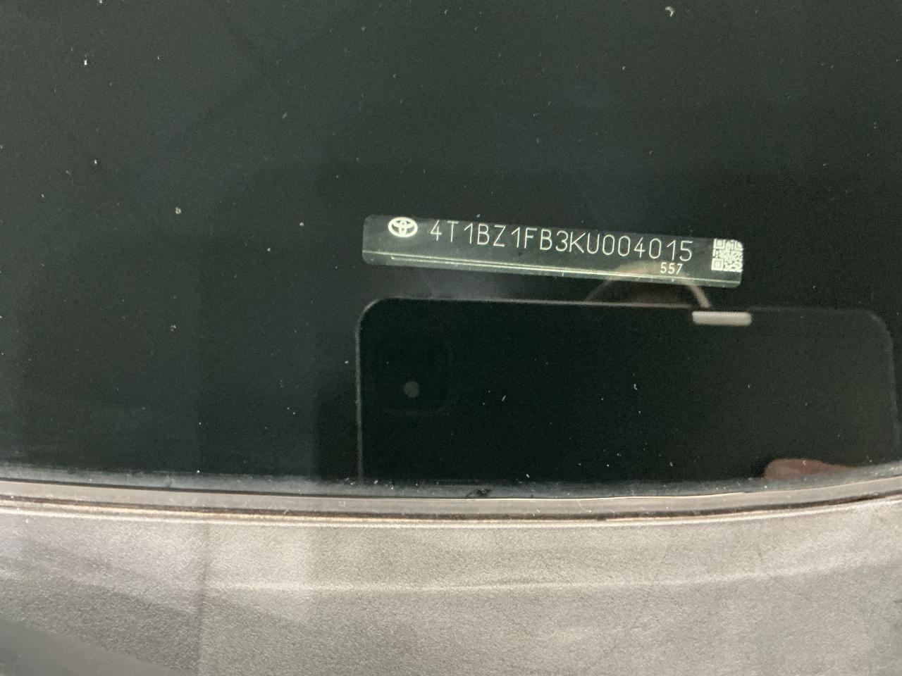 Toyota Avalon XLE (Natl) 2019