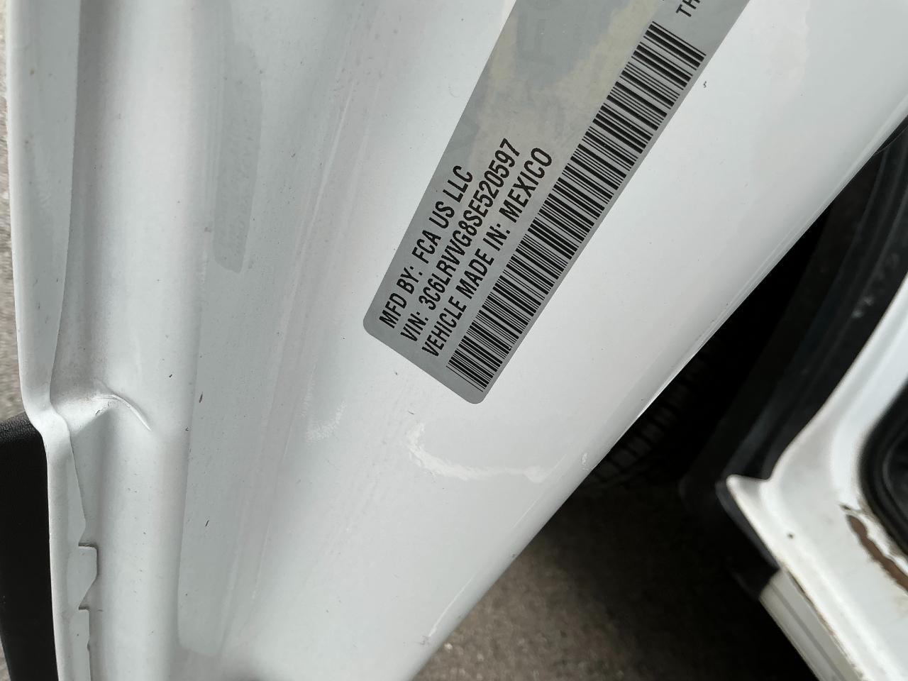 RAM ProMaster Cargo Van Tradesman 2500 Low Roof 136" WB w/Pass Seat 2025