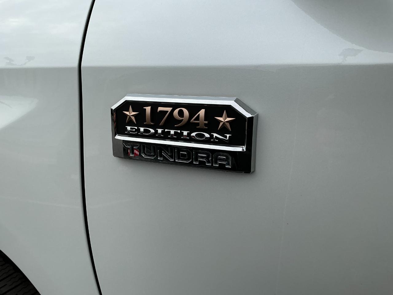 Toyota Tundra 4WD 1794 Edition CrewMax 5.5' Bed 5.7L (Natl) 2021