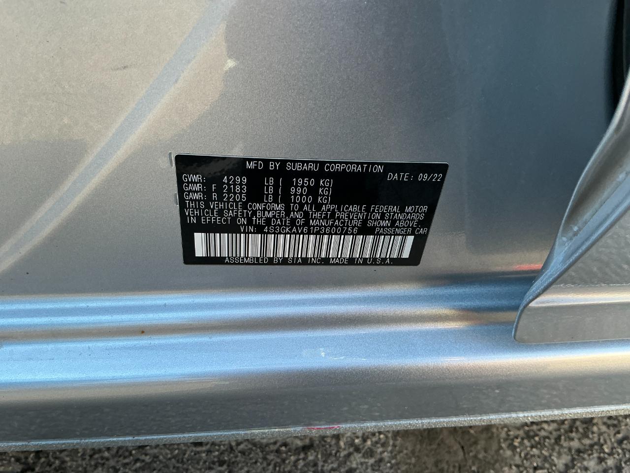 Subaru Impreza Premium 4-door CVT 2023
