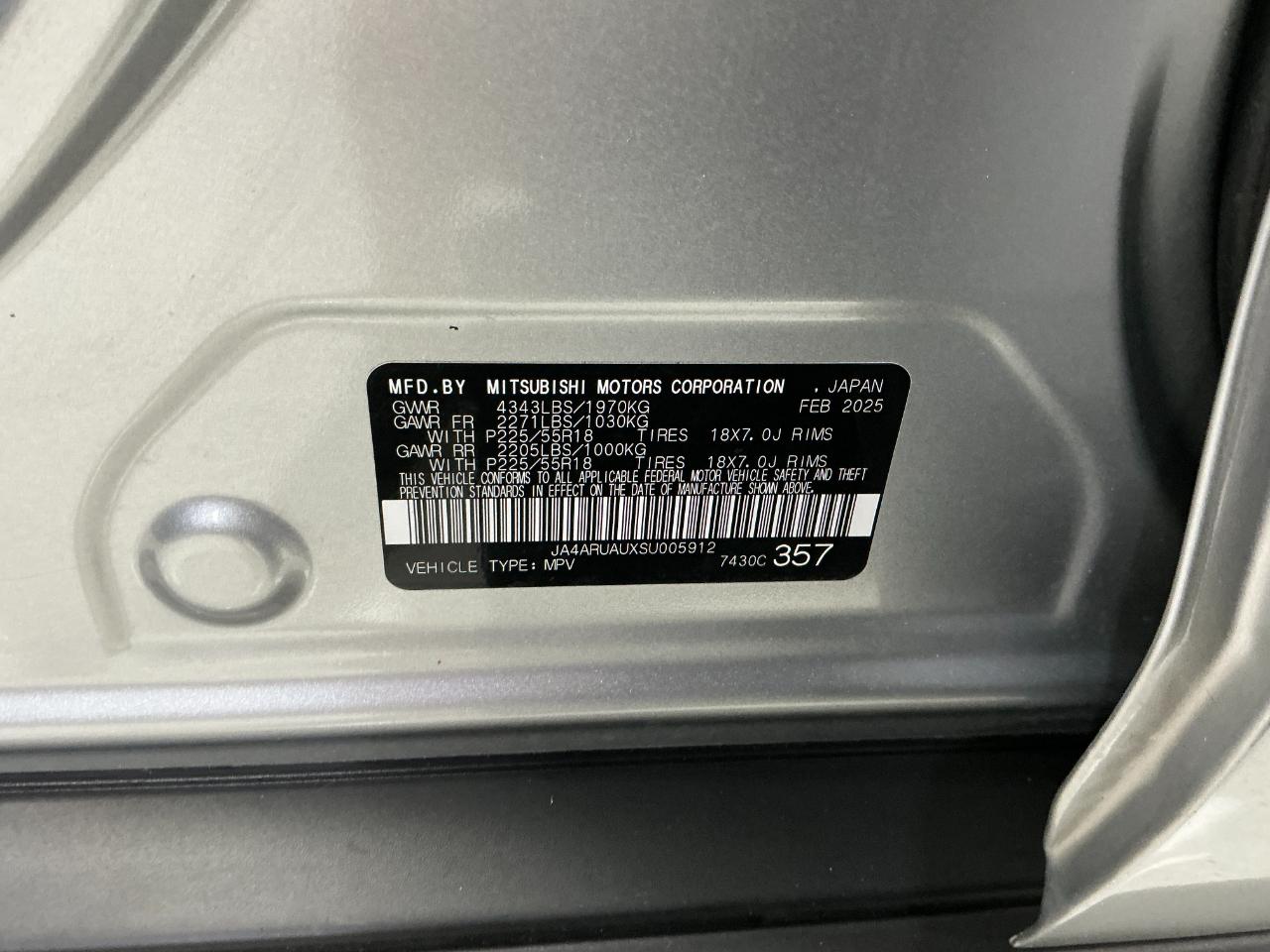 Mitsubishi Outlander Sport ES 2.0 AWC CVT 2025
