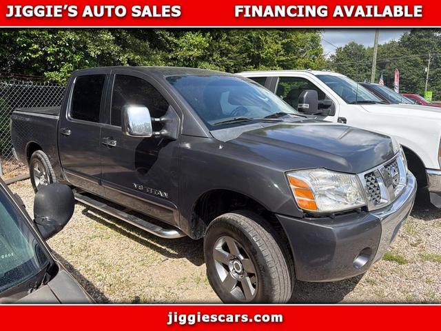 Gray 2006 Nissan Titan Pickup Truck Rear-Wheel Drive Automatic