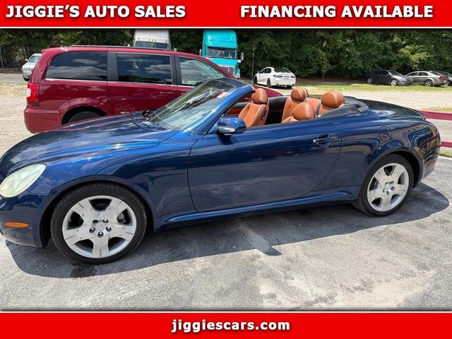 Blue 2004 Lexus SC Convertible Rear-Wheel Drive Automatic
