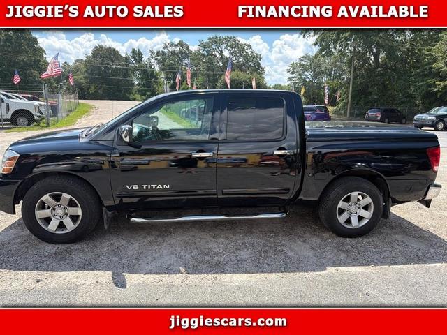 Black 2006 Nissan Titan Pickup Truck Rear-Wheel Drive Automatic