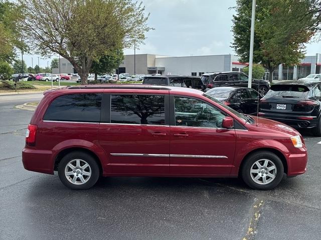 Red 2012 Chrysler Town & Country Minivan Front-Wheel Drive Automatic