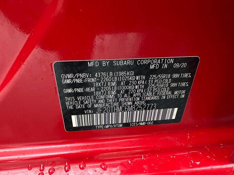 Subaru Crosstrek 2.0i Limited CVT 2021