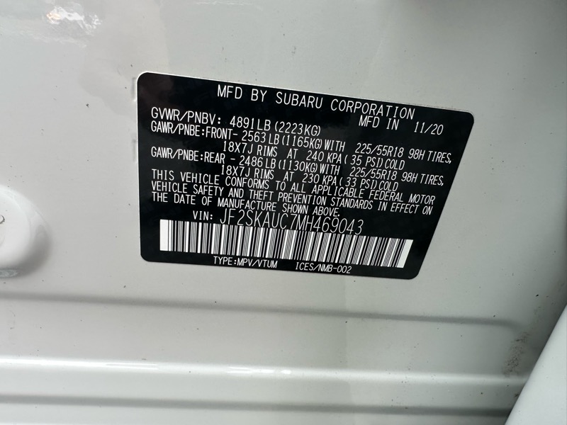 Subaru Forester Limited AWD 2021