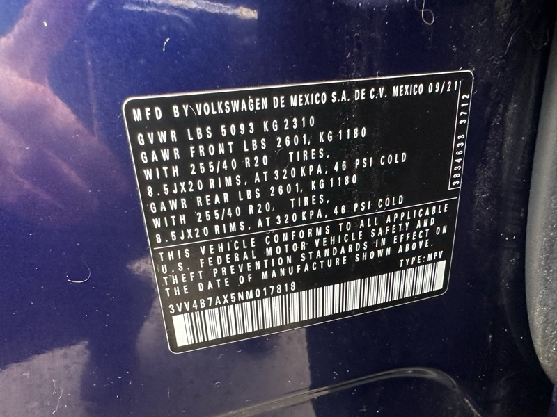 Volkswagen Tiguan SEL R-Line 4MOTION 2022