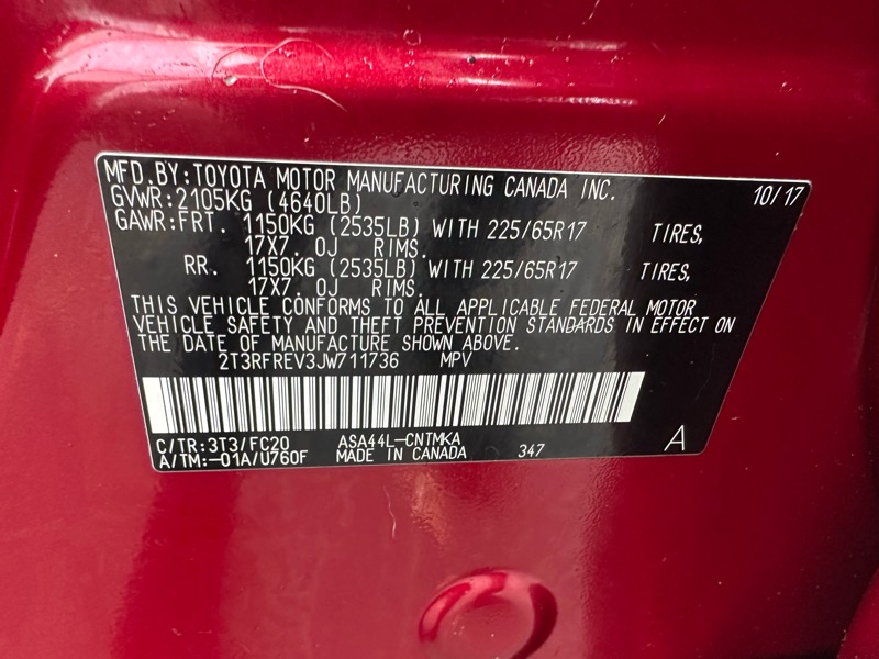 Toyota RAV4 XLE AWD 2018