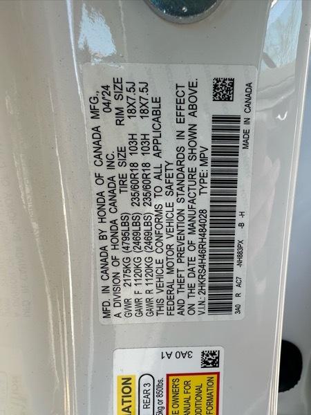 Honda CR-V EX AWD 2024