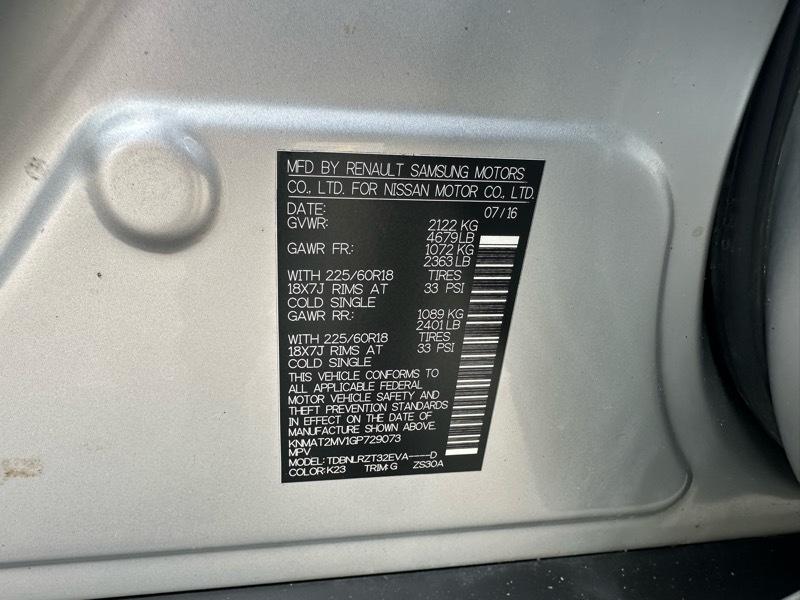 Nissan Rogue SL AWD 2016