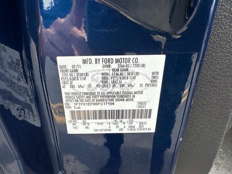 Ford F-150 XLT SuperCab 6.5-ft. Bed 4WD 2011