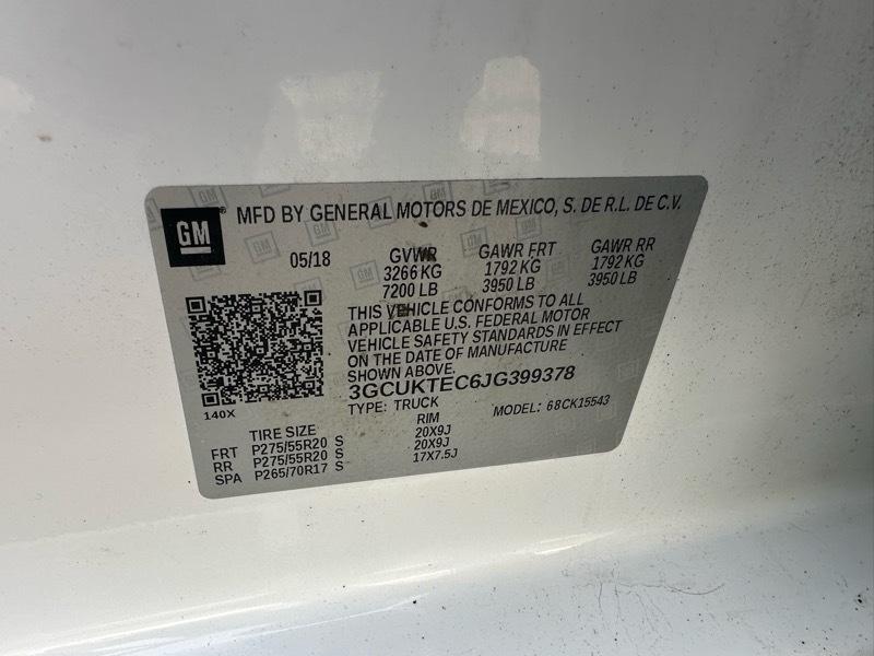 Chevrolet Silverado 1500 High Country Crew Cab Short Box 4WD 2018