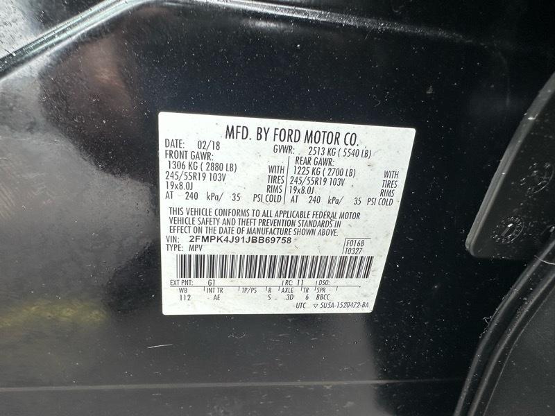 Ford Edge SEL AWD 2018