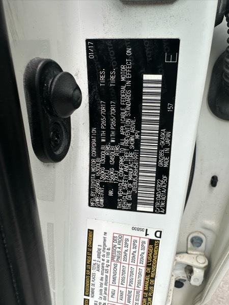 Toyota 4Runner SR5 4WD 2017