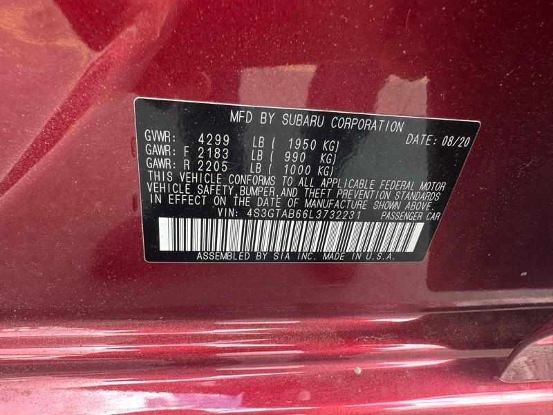 Subaru Impreza 2.0i CVT 5-Door 2020